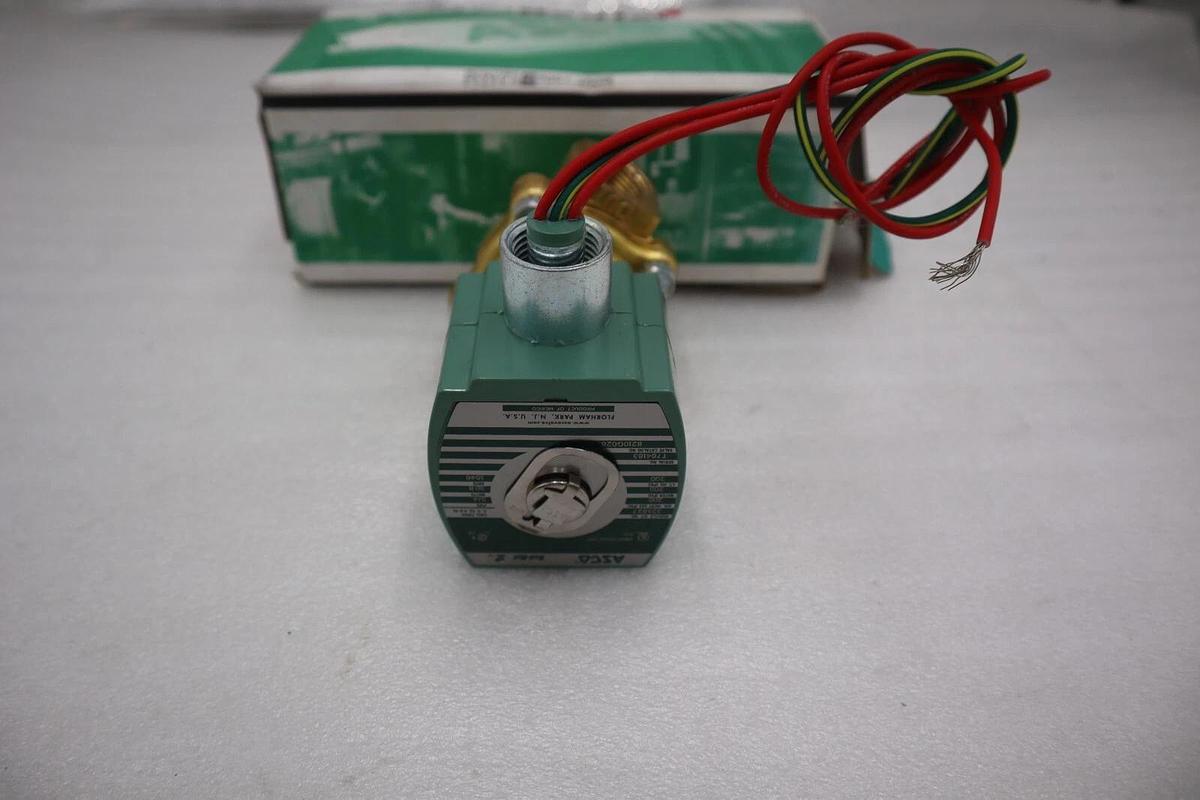 Used NEW IN BOX ASCO RED HAT 8210G026 120V 300PSI 3/4" NSMP STOCK H19