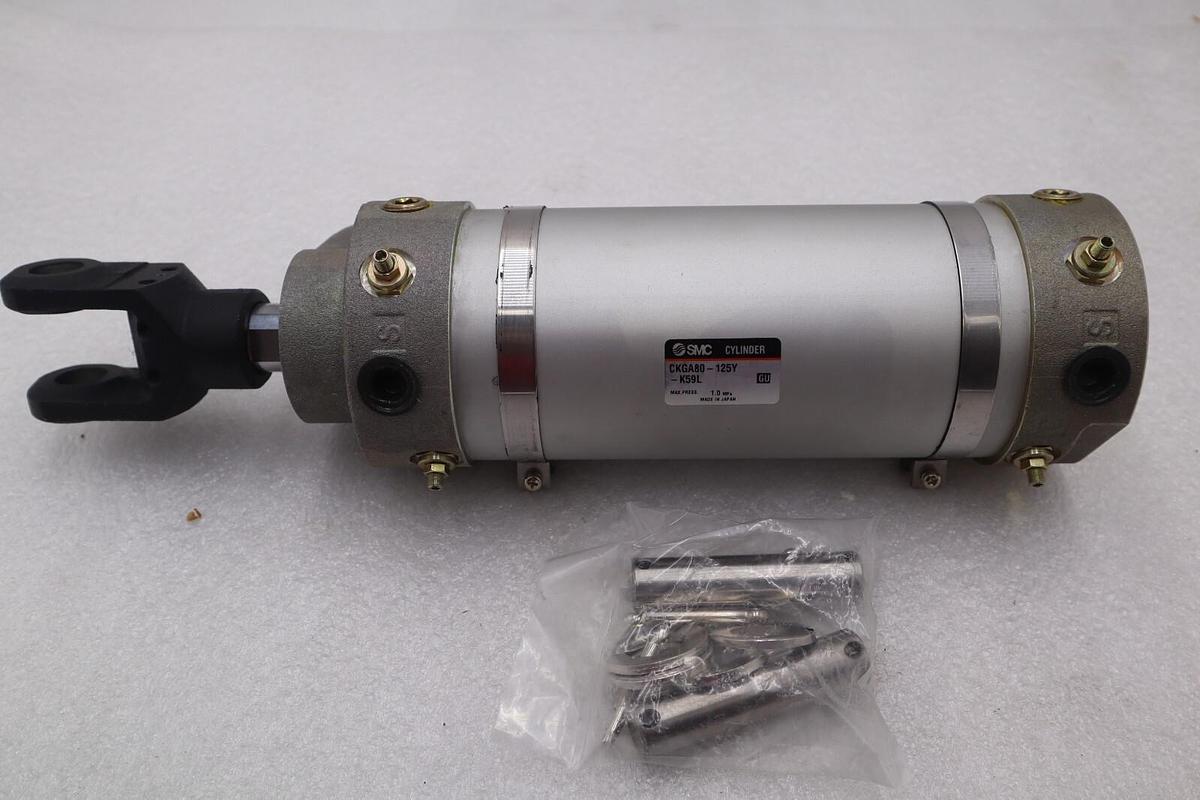 Used NEW SMC GENUINE PART CKGA80-125Y-K59L STOCK 1670-A