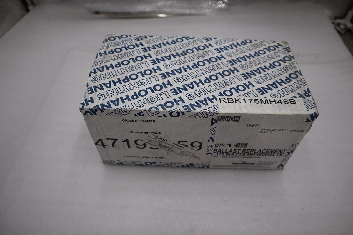 HOLOPHANE RBK175MH48B / RBK175MH48B NEW IN BOX STOCK H376