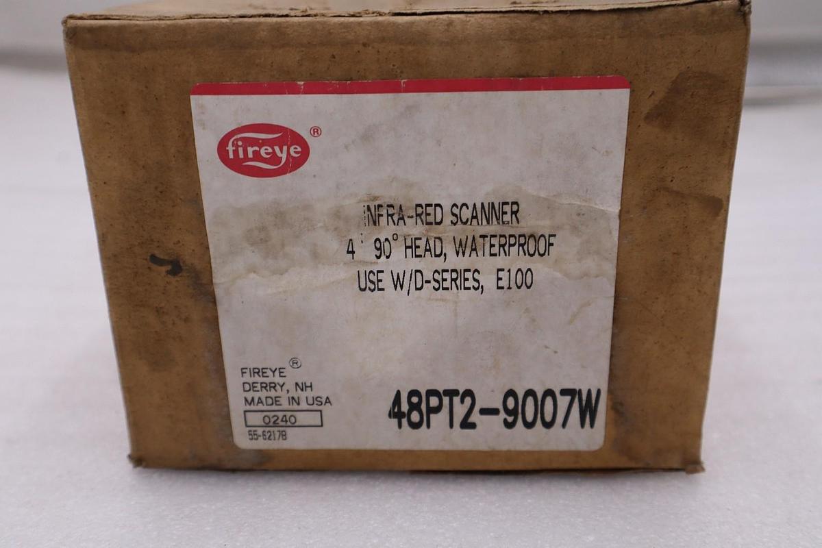 NEW WITH BOX FIREYE 48PT2-9007W INFRA-RED SCANNER STOCK GF-106
