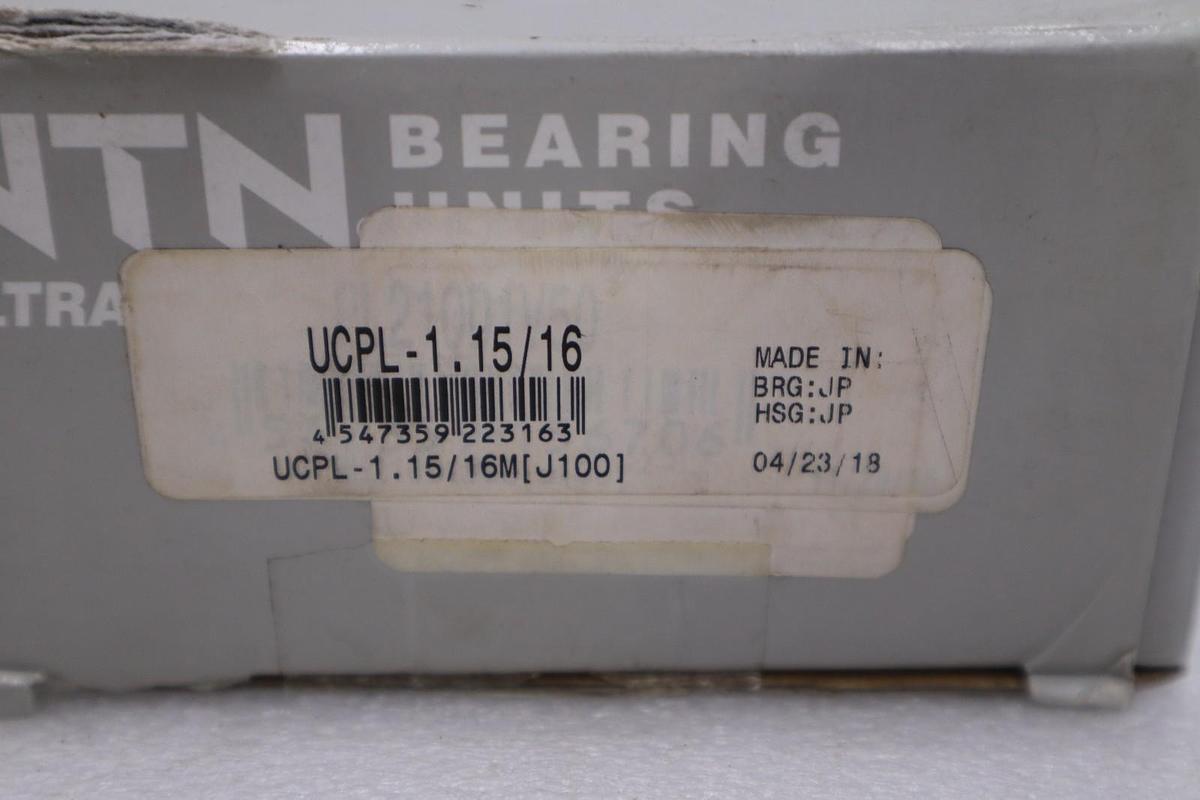 NEW IN BOX NTN UCPL-1.15/16M Pillow Block Bearing Ball 1-15/16" Bore STOCK H542A