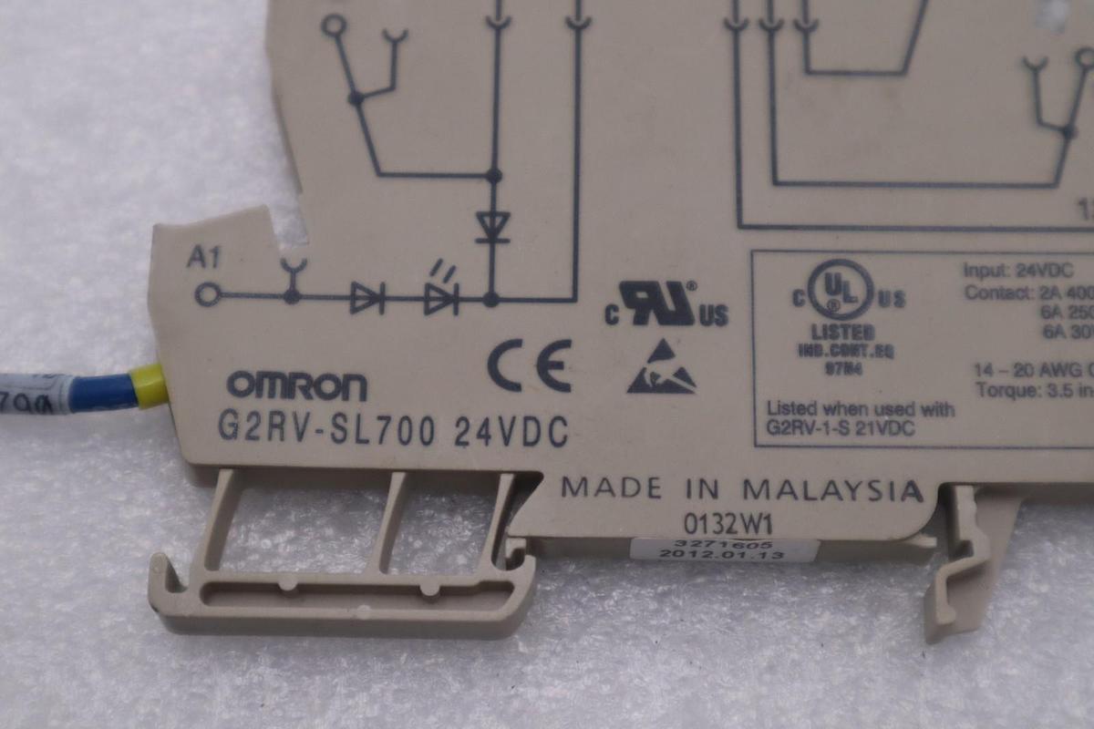 Used LOT OF 4 OMRON G2RV-SL700-24VDC RELAY STOCK H1668A