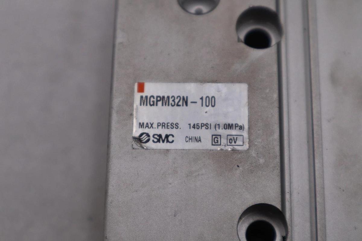 SMC MGPM32N-100 Pneumatic Guided Cylinder - SURPLUS NEVER USED - STOCK H1364