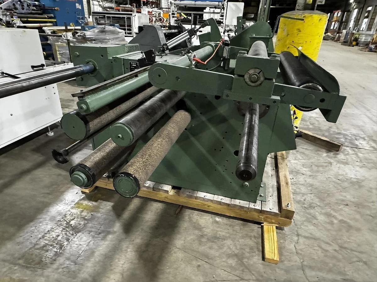 Used 30" STANFORD MODEL 142 LT DOCTOR REWINDER MACHINE WITH EDGE GUIDE 24" DIAMETERS