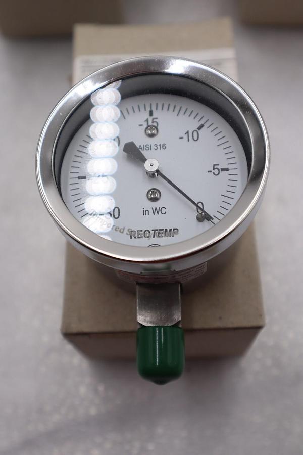 Used REOTEMP PC25S1A4P90-D-T GAUGE 1/4" NPT STOCK #3234