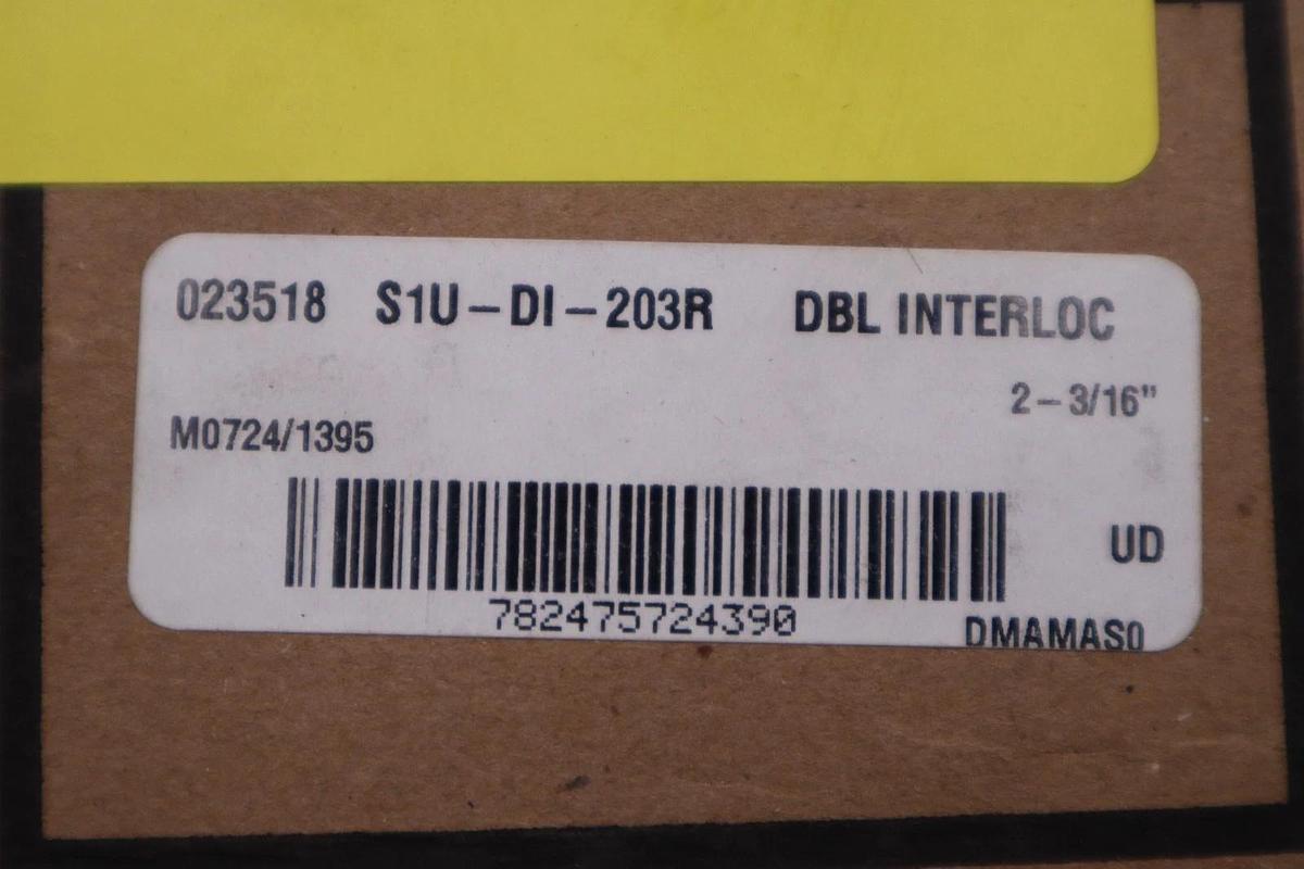 Used NEW DODGE 023518 S1U-DI-203R DBL INTERLOCK TAPERED ROLLER BEARING STOCK 2940CC