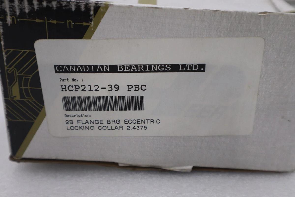Used NEW PEER HCP212-39 DURA-ROLL PILLOW BLOCK BEARING  2-7/16" STOCK 811D