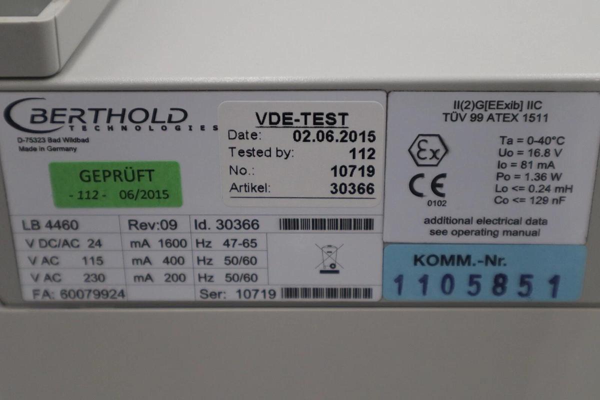 BERTHOLD 30366 / LB4460 NEW NO BOX STOCK G302