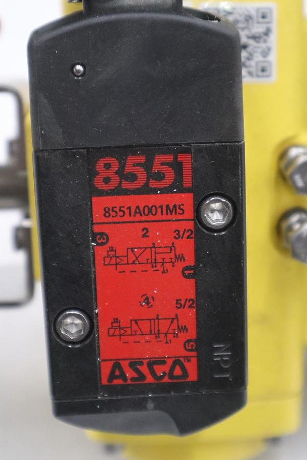 Used APOLLO AS0025N03ACB CONTROL VALVE WITH TOPWORX 4X And ASCO - STOCK GF720