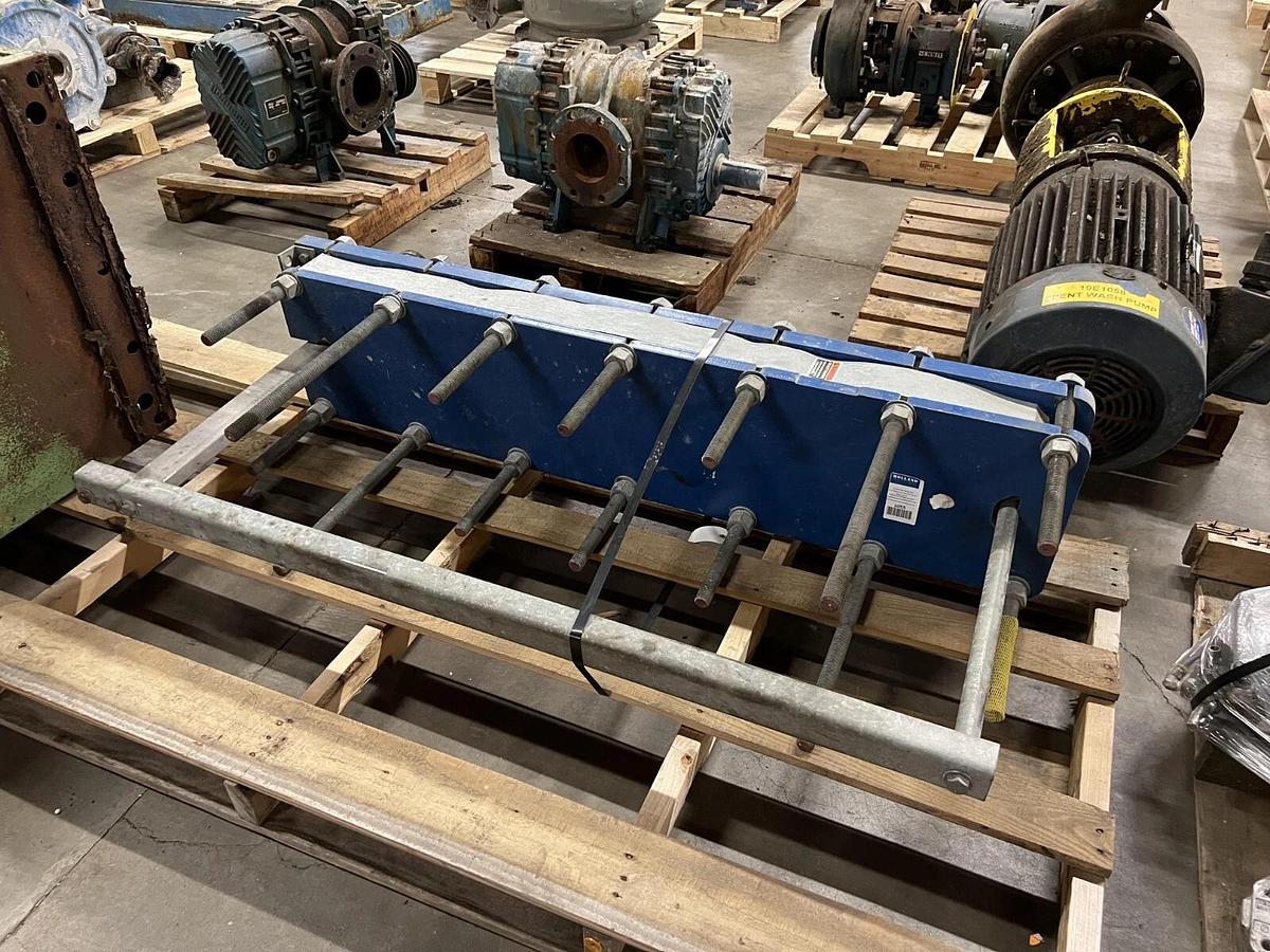 Used SONDEX INC. SF25A-1G-14 PLATE TYPE HEAT EXCHANGER MFG. 2013 STOCK H1055