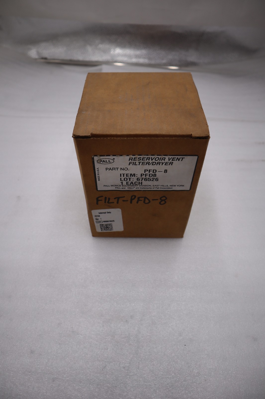 Used NEW OPEN BOX PALL PFD-8 RESEVOIR VENT FILTER STK GF1208