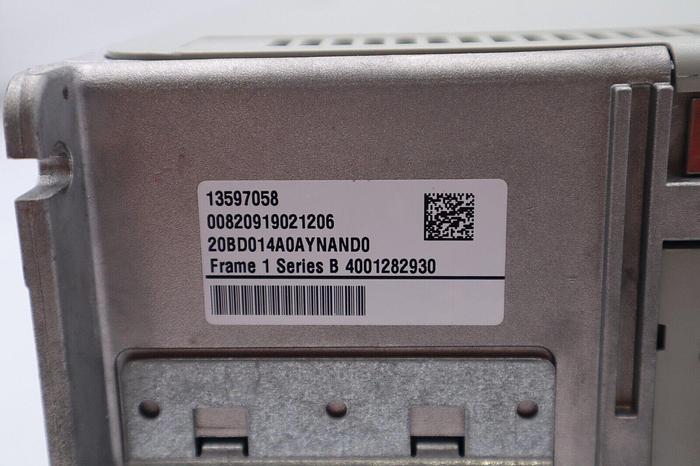 ALLEN-BRADLEY 20BD014A0AYNAND0 SERIES B POWERFLEX 700 STOCK #2788