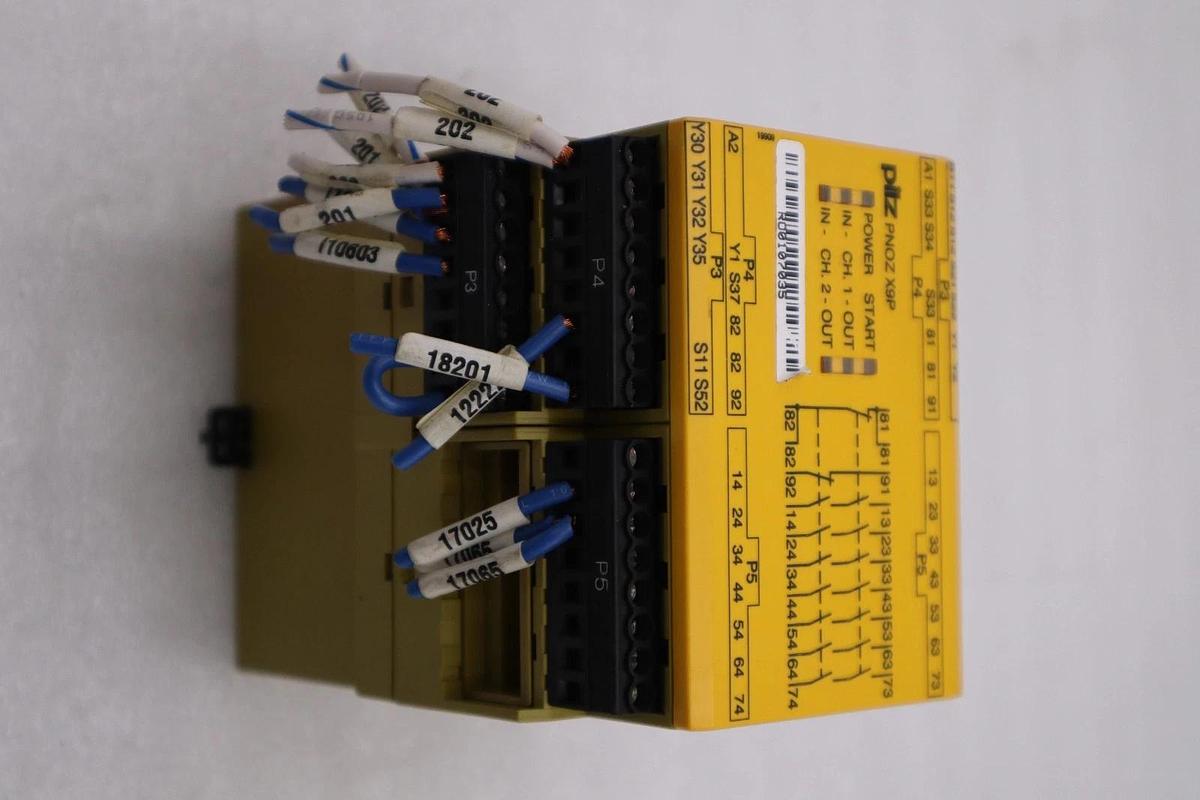 Used PNOZ X9P PILZ 24VDC SAFETY RELAY, PNOZX9P STOCK H1751