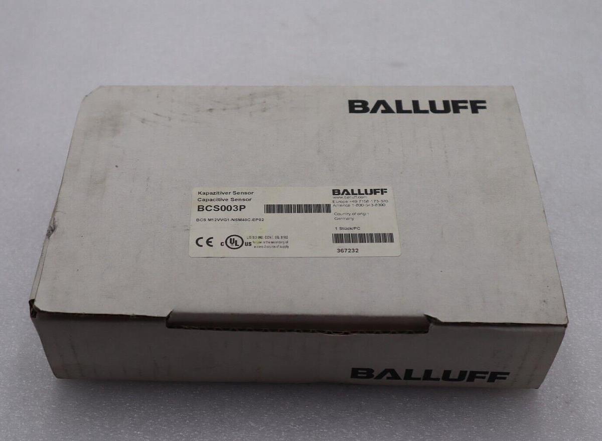 Used Balluff Capacitive Sensor BCS003P BCS M12VVG1-NSM40C-EP02 New Open Box #K-1756