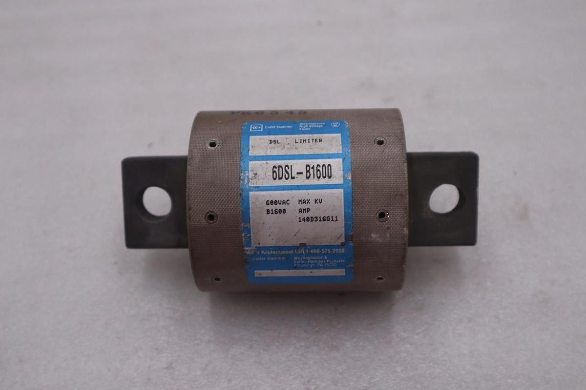 Used Eaton 6DSL-B1600 Blade Fuse 600v-ac 1600a Amp - STOCK GF746A