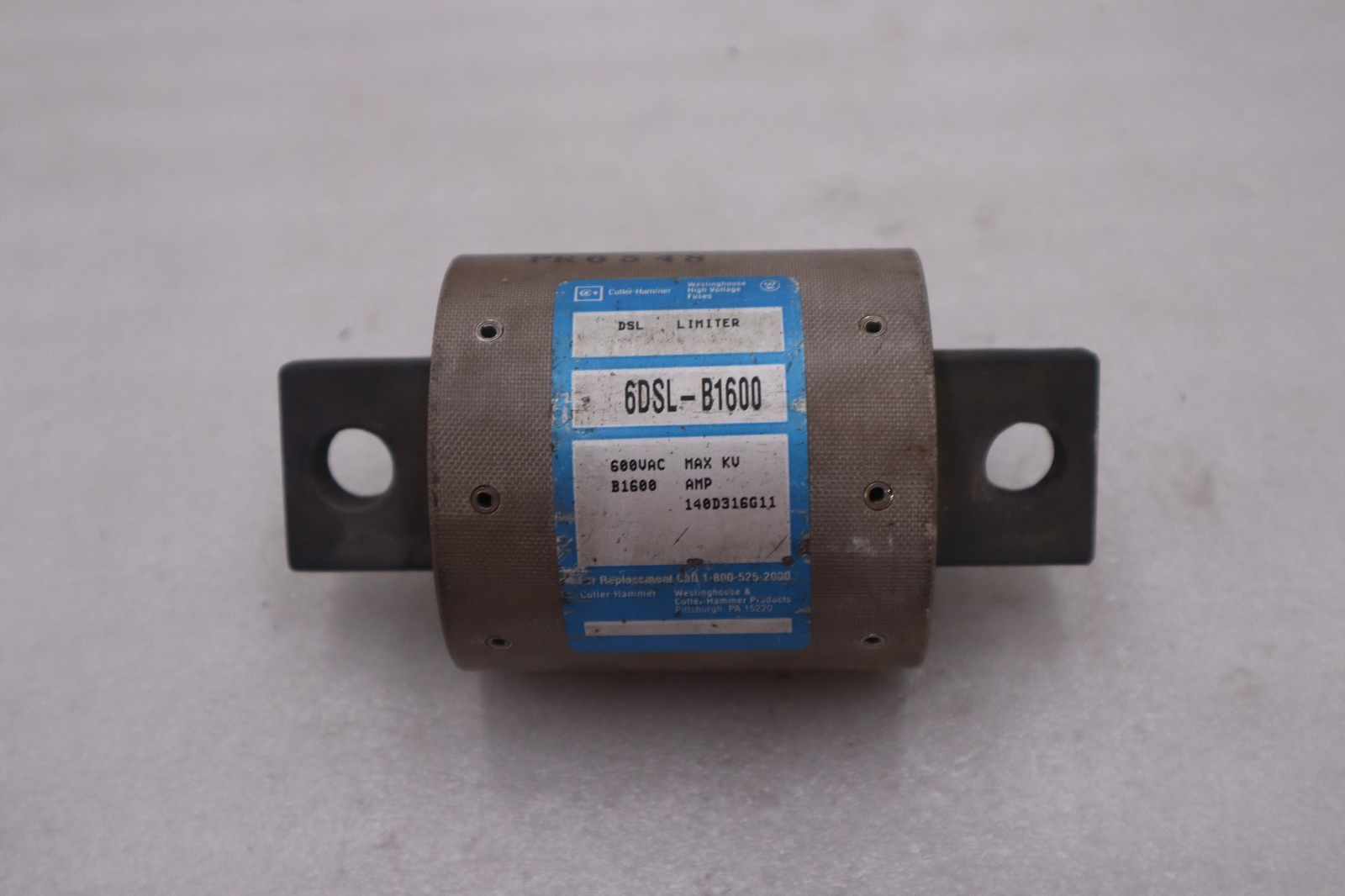 Used Eaton 6DSL-B1600 Blade Fuse 600v-ac 1600a Amp - STOCK GF746A