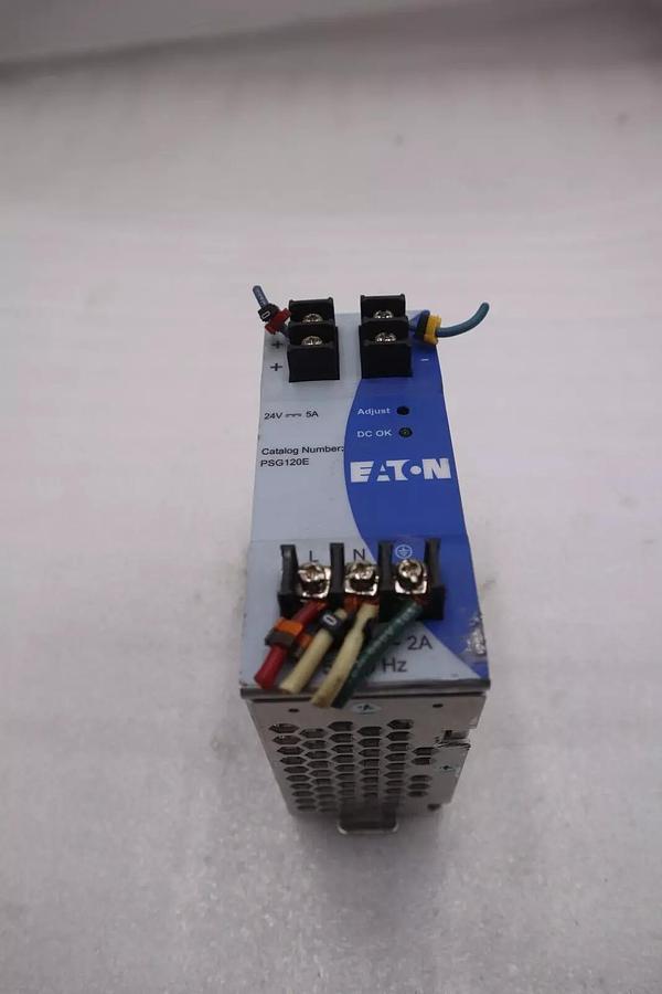 Used Eaton PSG120E Power Supply 100-240V 2A 50-60Hz Input 24V 5A Output STOCK K-3536