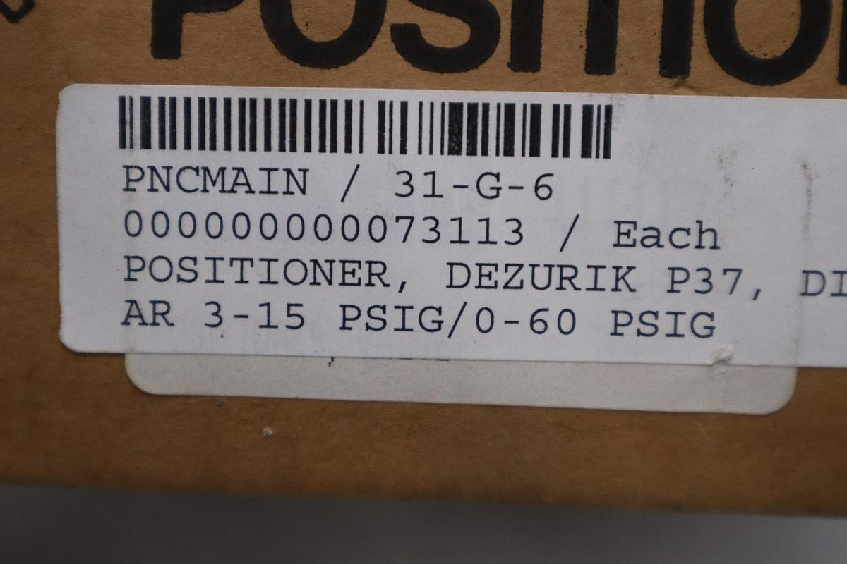 PMV MODEL 1515 PNEUMATIC VALVE POSITIONER - STOCK GF512