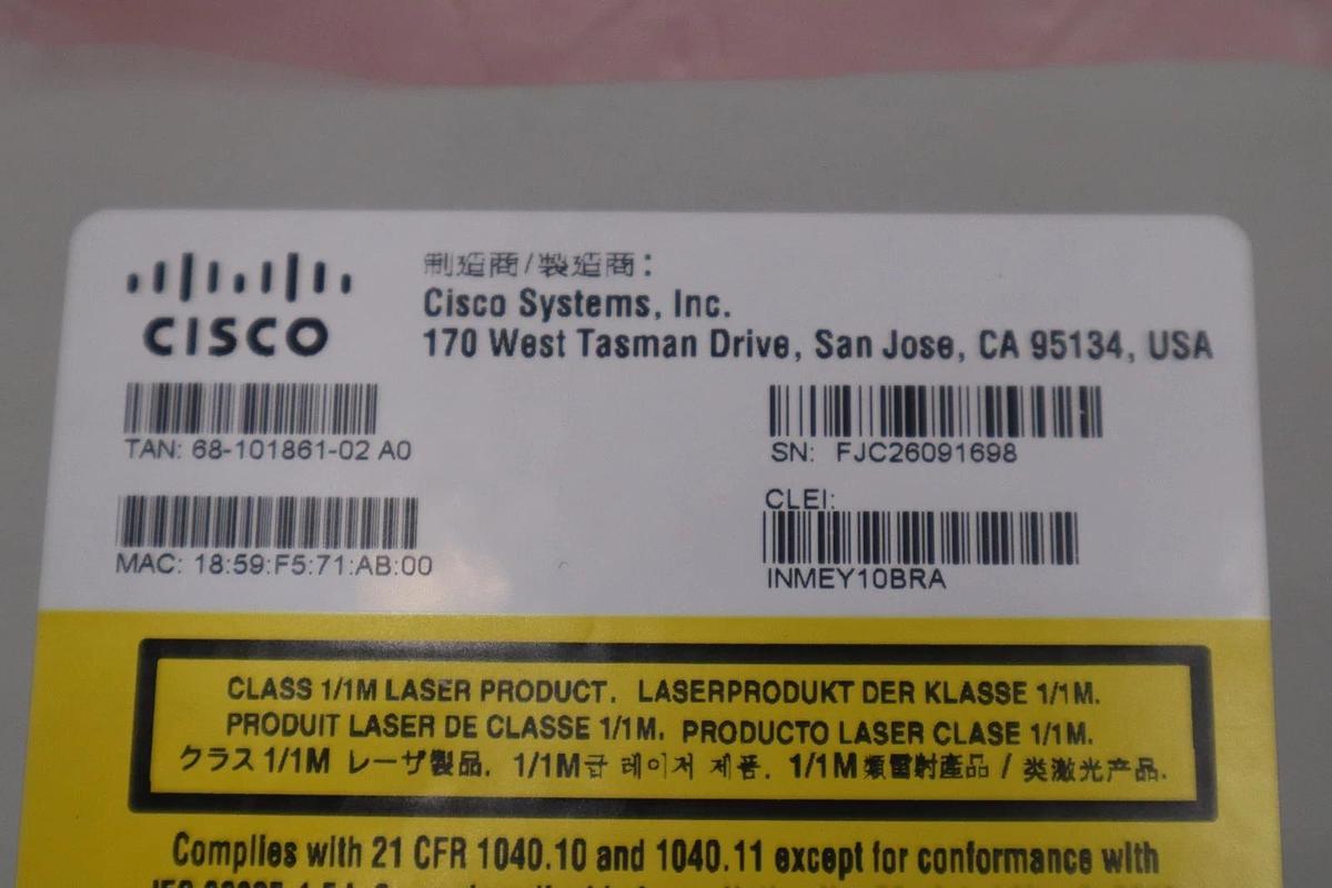 Used CISCO C9300L-24P-4G-E Catalyst Network Advantage Switch 24ports - STOCK GF213