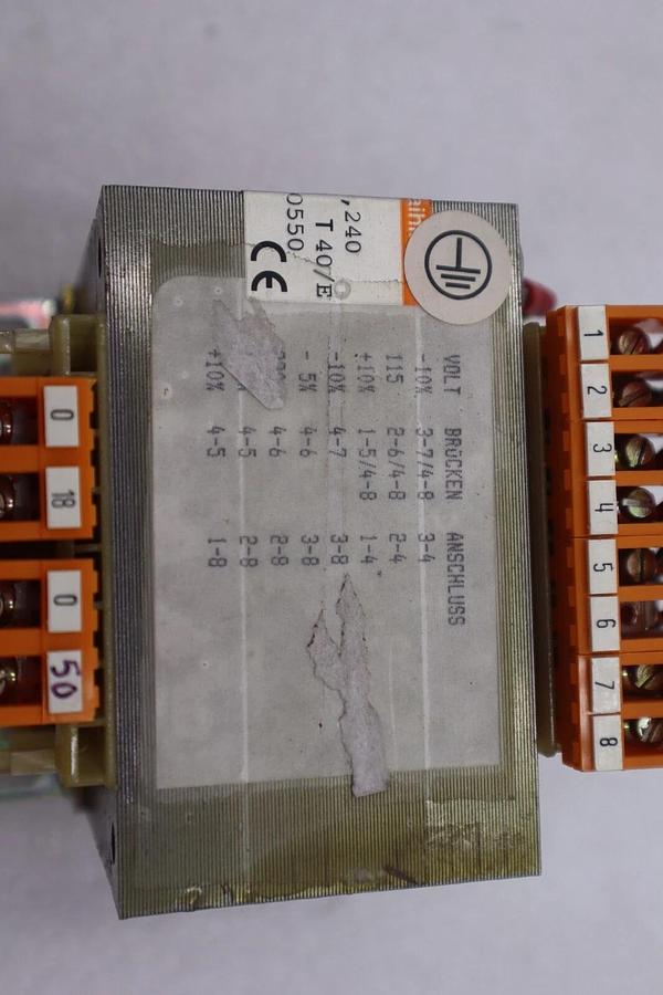 Used BURKLE & SCHOCK D-70565 TRANSFORMER TYPE ER3245 * USED * STOCK 612-A