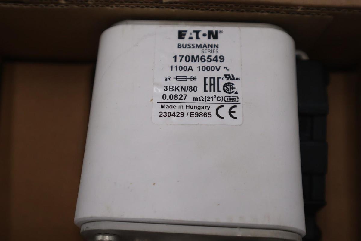 EATON 170M6549 FUSETRON FUSE-LINK HIGH SPEED SQUARE BODY - STOCK GF42A