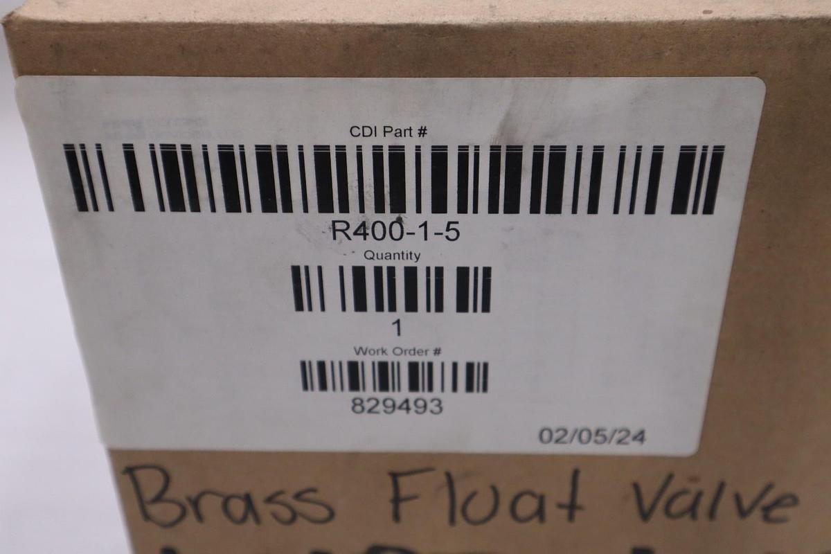 Control Devices Robert R400-1-5 1 X 1 Valves Assembly Brass 1” Ball STOCK 5208CC