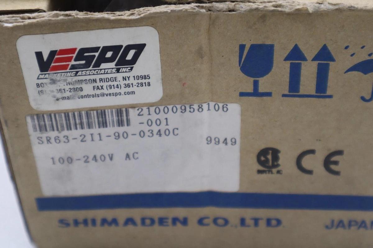 Used Shimaden SR63-2I1-90-0340C Temperature Controller STOCK 5519