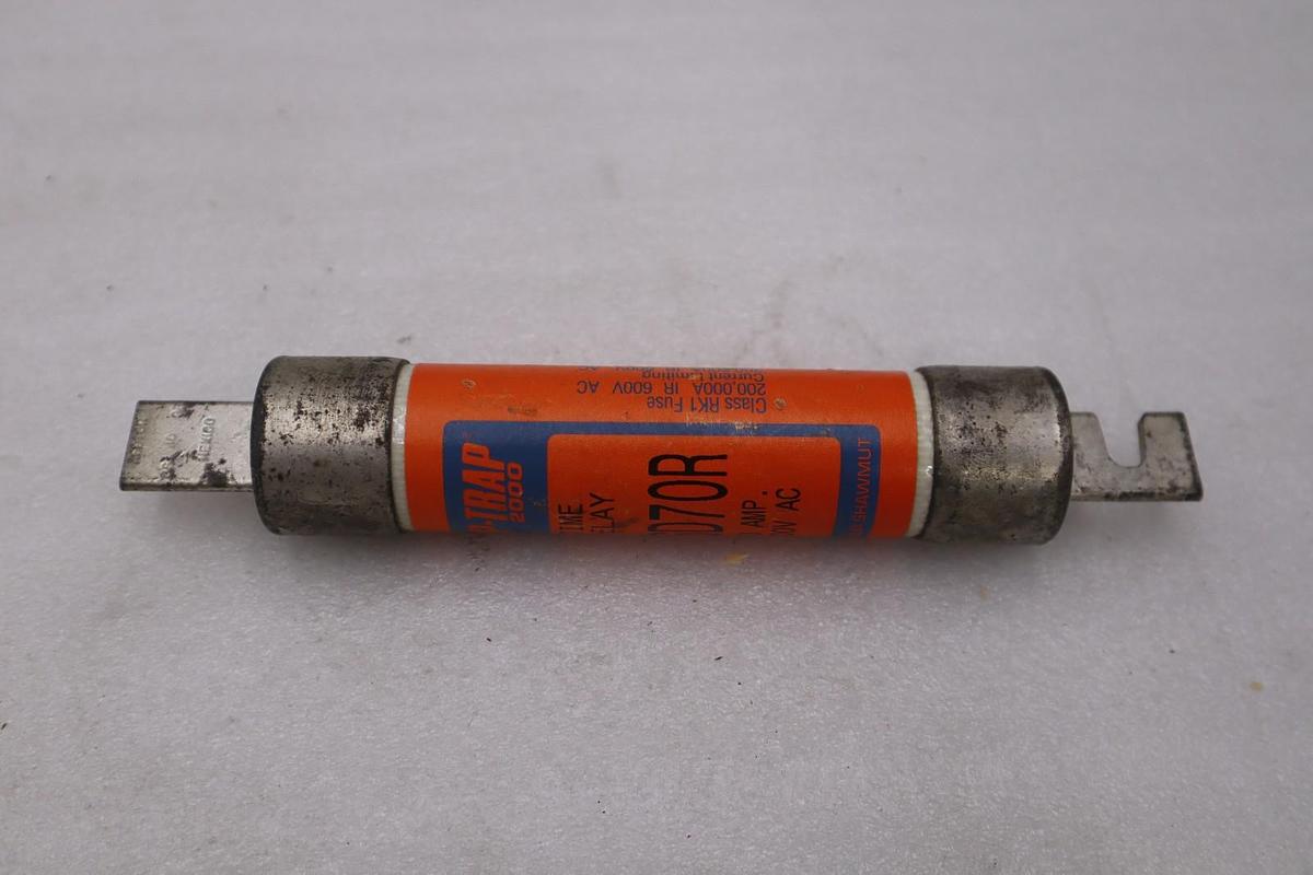 Used LOT OF 3 - Ferraz Shawmut Smart Spot A6D70R 70 Amp Fuses - NEW NO BOX - #GF611A
