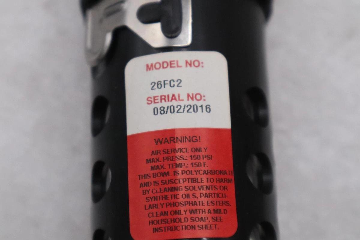 Used Coilhouse Pneumatics 26FC2 1/4" Integral Filter/Regulator Combo - STOCK GF218A