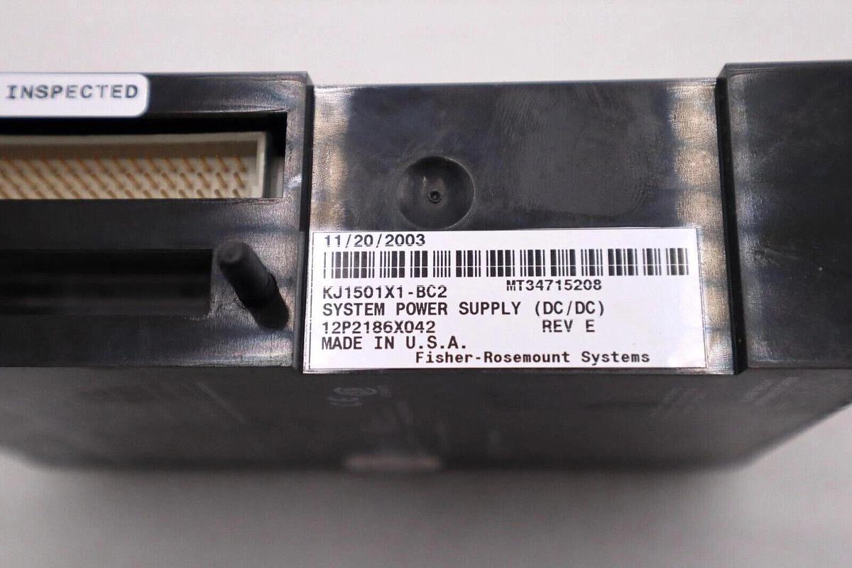 Used EMERSON KJ1501X1-BC2 DELTAV ACTUATOR SENSOR INTERFACE REV E #L-361