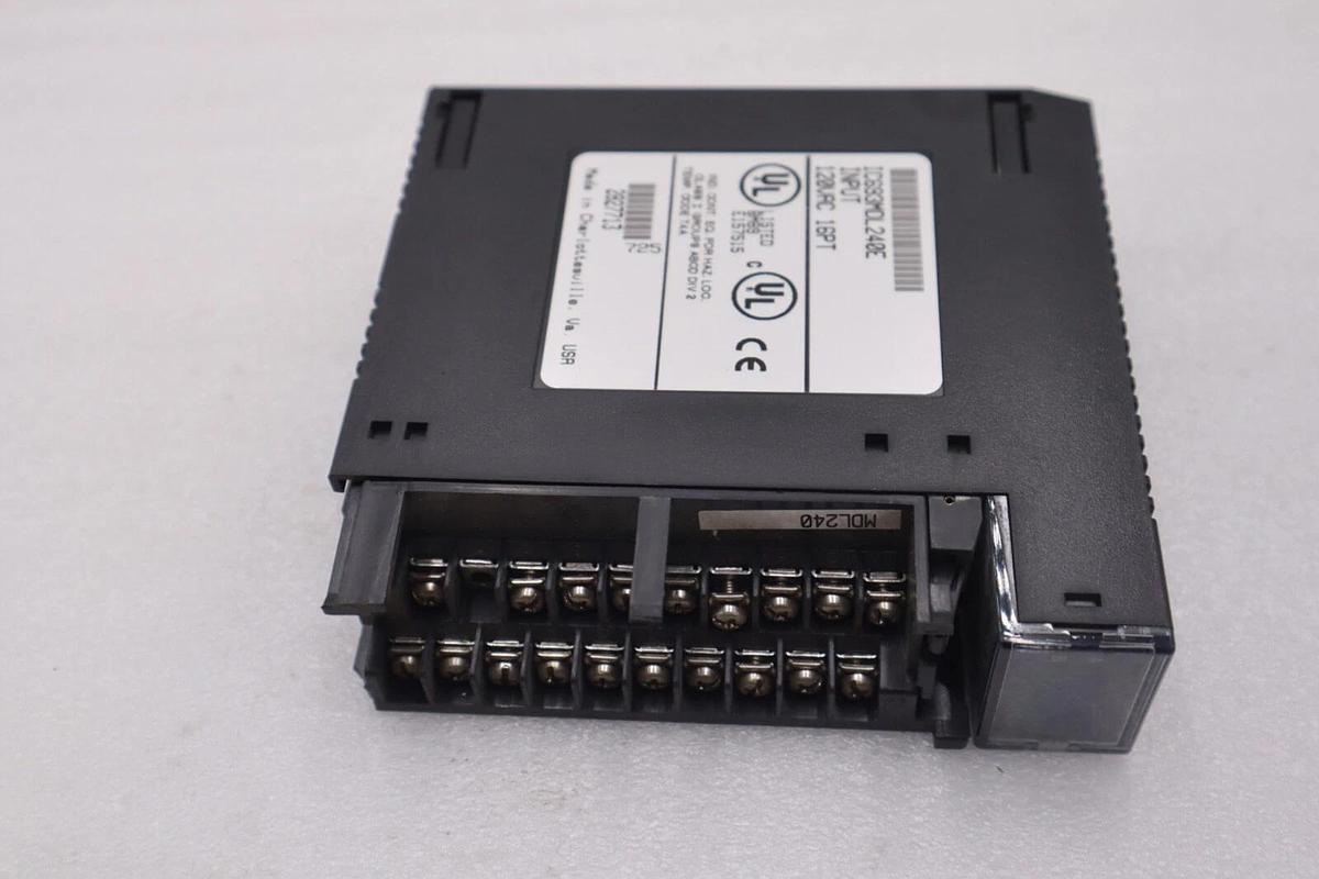 Used GE FANUC IC693MDL240 INPUT MODULE 16PT 120VAC STOCK #L-558-C