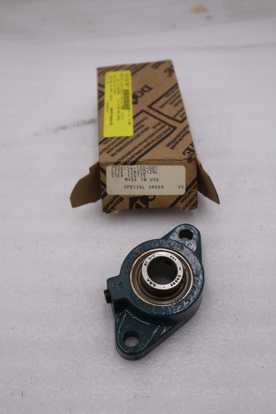 NEW IN BOX DODGE 124175 F2B-SC-012-NL 3/4" Bearing Block STOCK H613A
