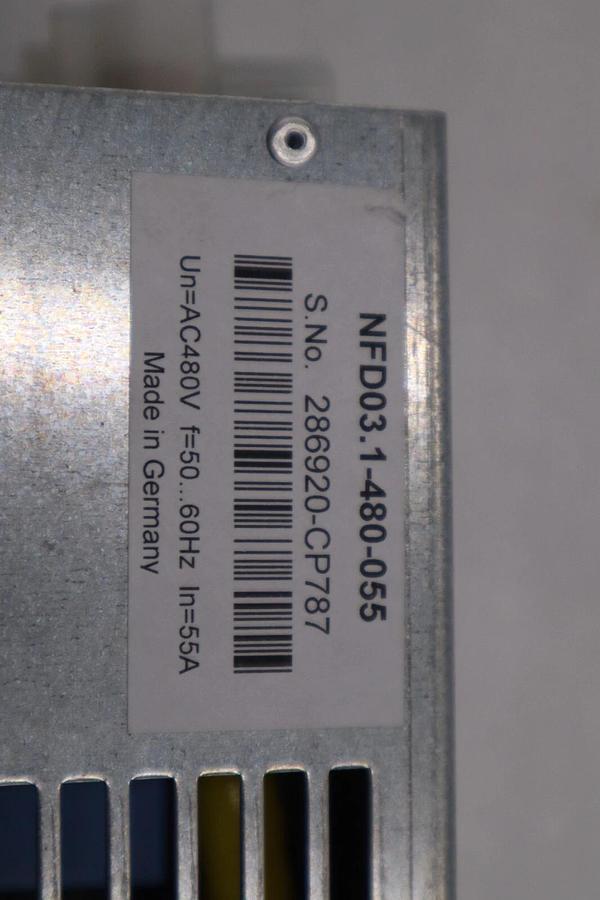 Used NEW OPEN BOX REXROTH NFD03.1-480-055 Powerline Filter STOCK G287