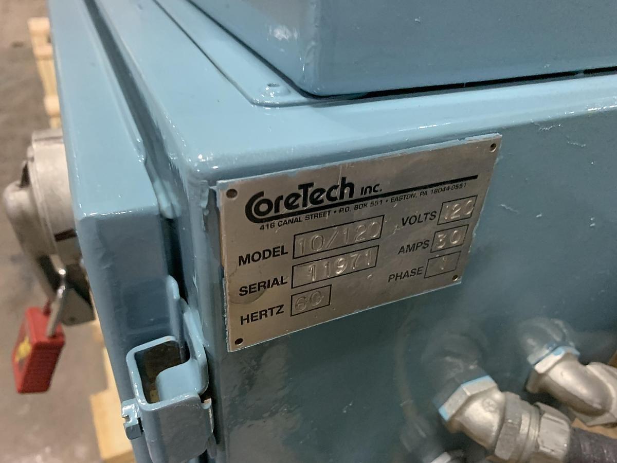 Used 120" WIDE CORETECH MODEL 10/120 CORE CUTTER AUTOMATIC UNIT