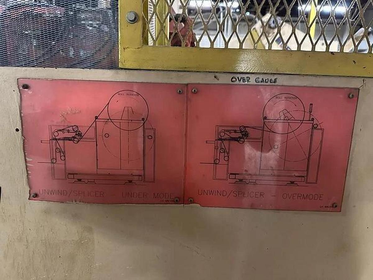 Used 63" BLACK CLAWSON TURRET UNWIND 48" DIAMETERS WITH AUTOMATIC SPLICER