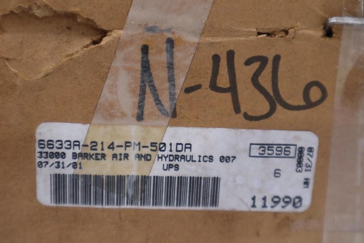 Used NEW MAC VALVES INC 6633A-214-PM-501DA / 6633A214PM501DA STOCK H1185