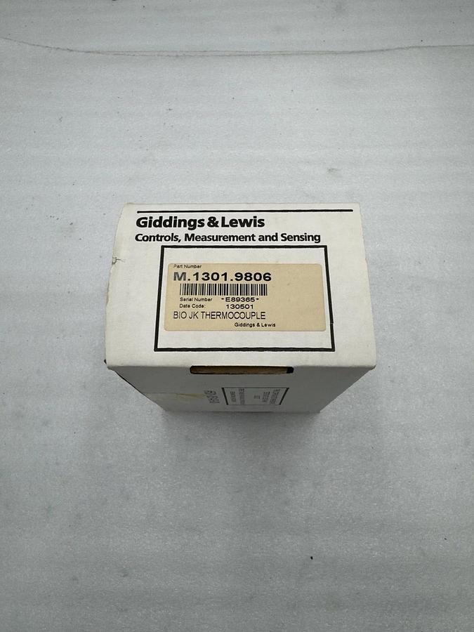 Used BRAND NEW Giddings & Lewis M.1301.9806 M13019806 Thermocouple STOCK H1652A
