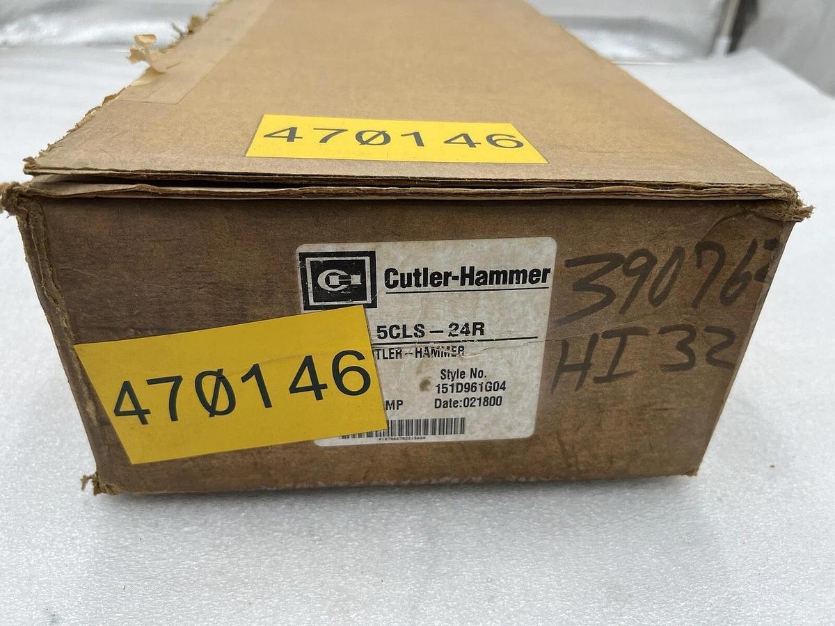 CUTLER HAMMER 5CLS-24R MOTOR CIRCUIT CURRENT LIMITING HIGH VOLTAGE FUSE STK 3353