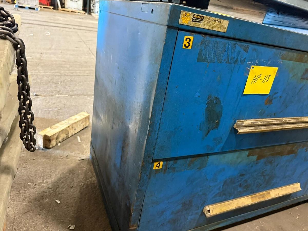 Used STANLEY VIDMAR CABINET TWO DRAWER STOCK HP-113
