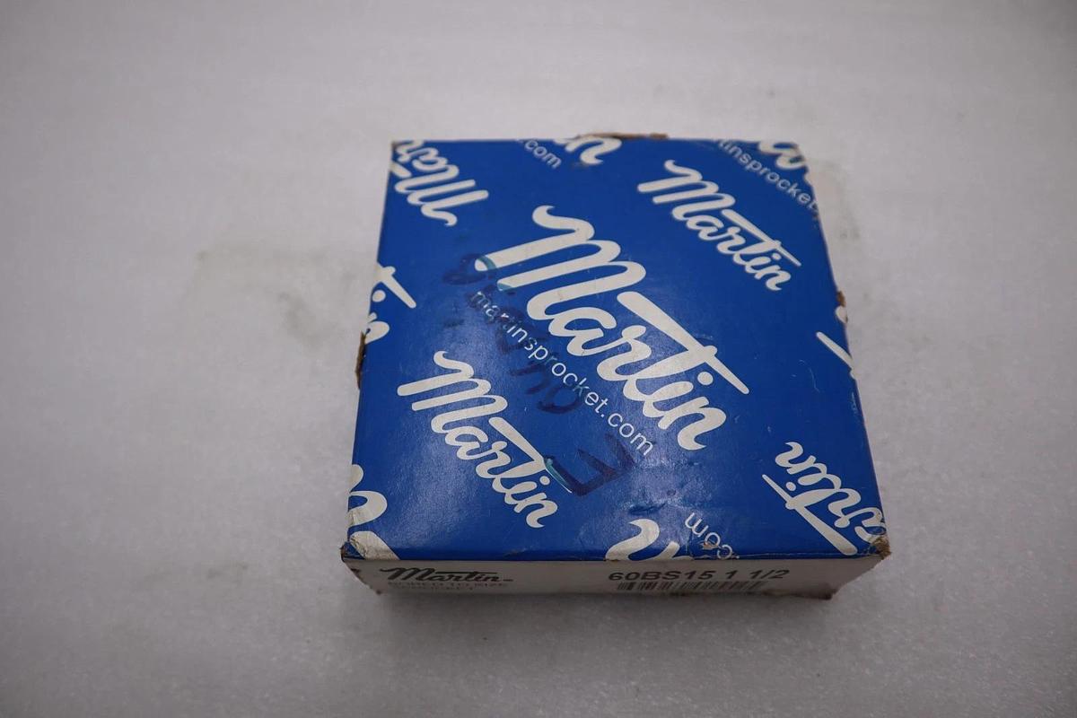 Used LOT OF 2 NEW Martin BEARING 60BS15 1-1/2 Single 15 Tooth Sprocket STK H1354