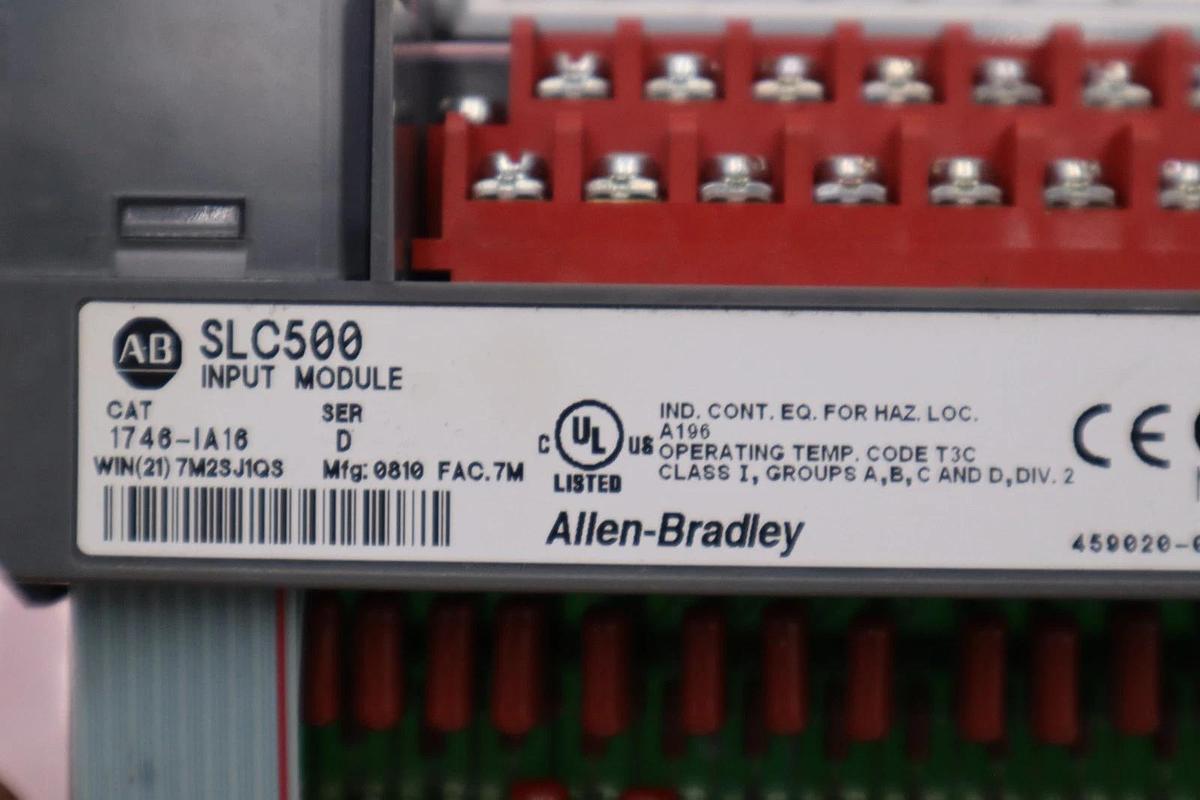 Used NEW OPEN BOX AB ALLEN BRADLEY 1746-IA16 SLC500 INPUT MODULE SERIES C STOCK H951A
