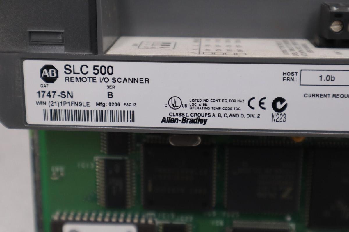Used NEW OPEN BOX Allen-Bradley 1747-SN PLC Scanner Module AB STOCK K-91-D