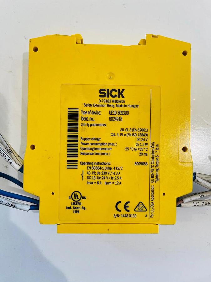 Used SICK D-79183 SAFETY I/O FX3-XTIO84002 #K-866