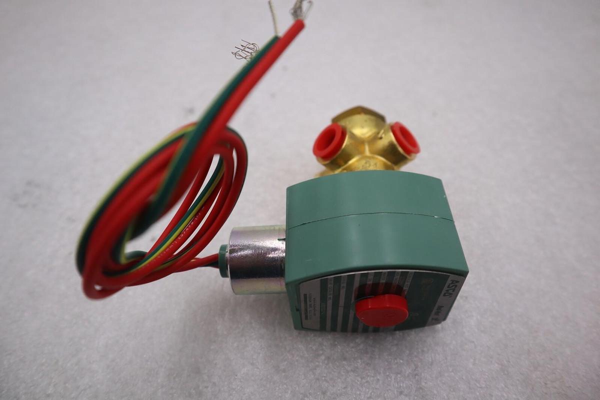 Used Asco Red-Hat Valves 8320G174 Brass Quick Exhaust Solenoid Valve #K-2578-B