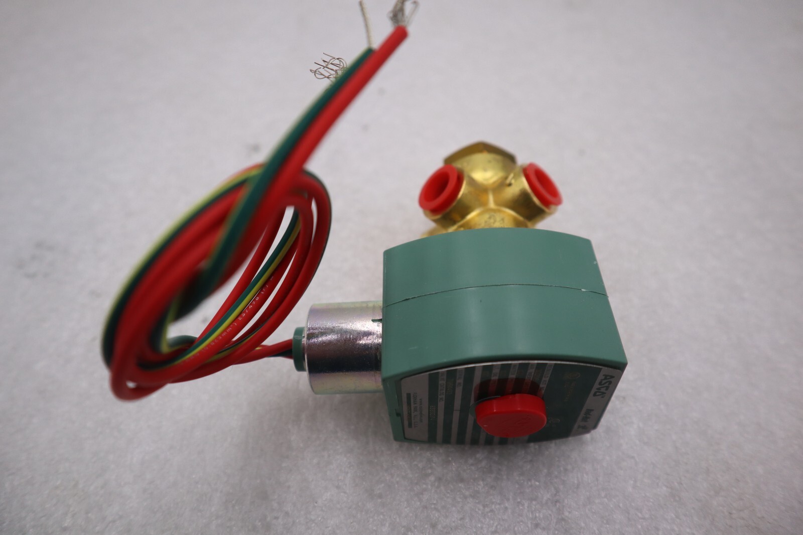 Used Asco Red-Hat Valves 8320G174 Brass Quick Exhaust Solenoid Valve #K-2578-B