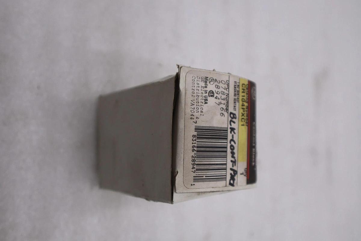 GE General Electric CR104PXC1 Single Circuit Contact Block NEW WITH BOX #GF-315A