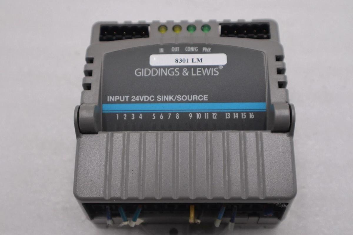 Used GIDDINGS & LEWIS M.1300.7372 R1 Input Module 24VDC SINK/SOURCE STOCK 646-D