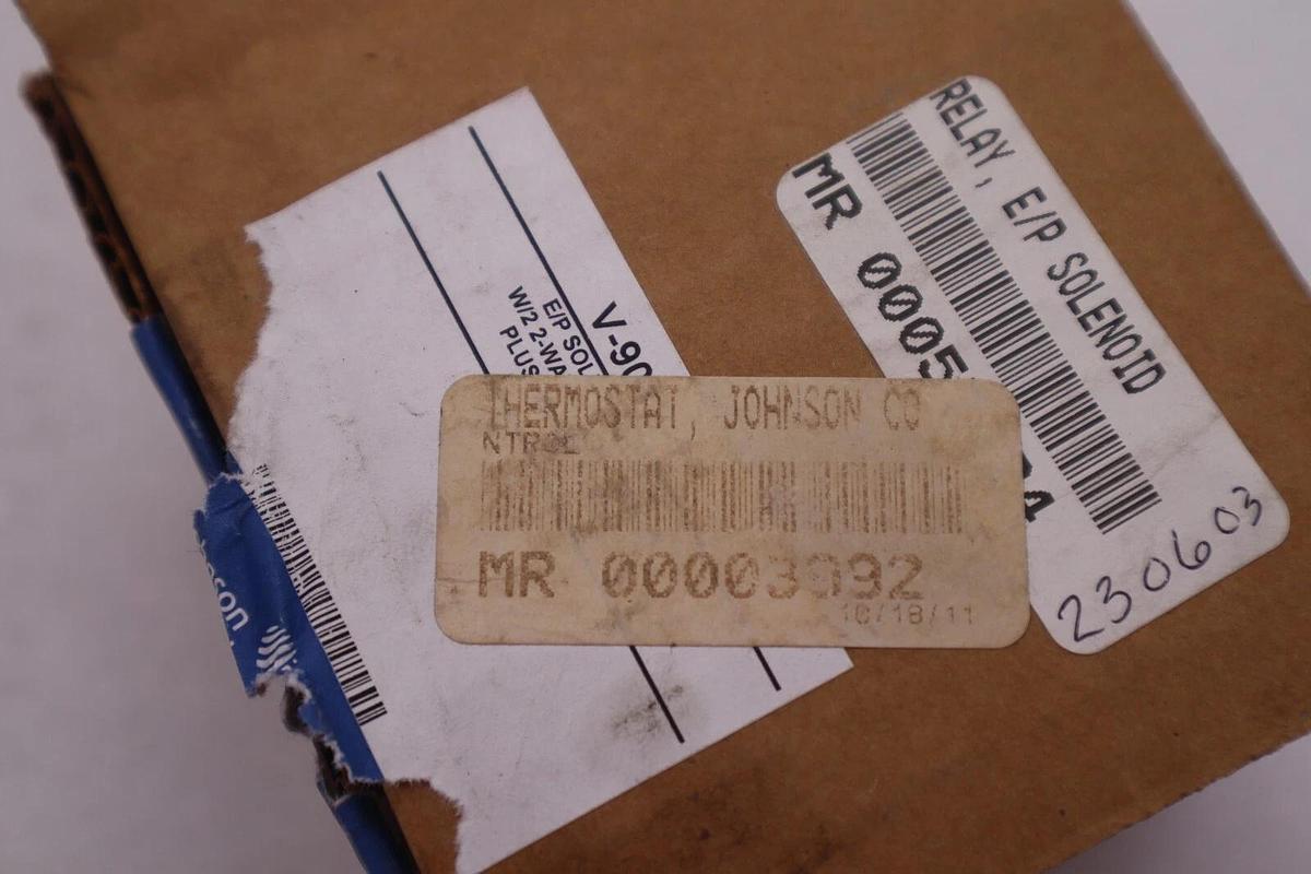 Used NEW Johnson Controls V-9012-1 Solenoid Relay STOCK K-1860