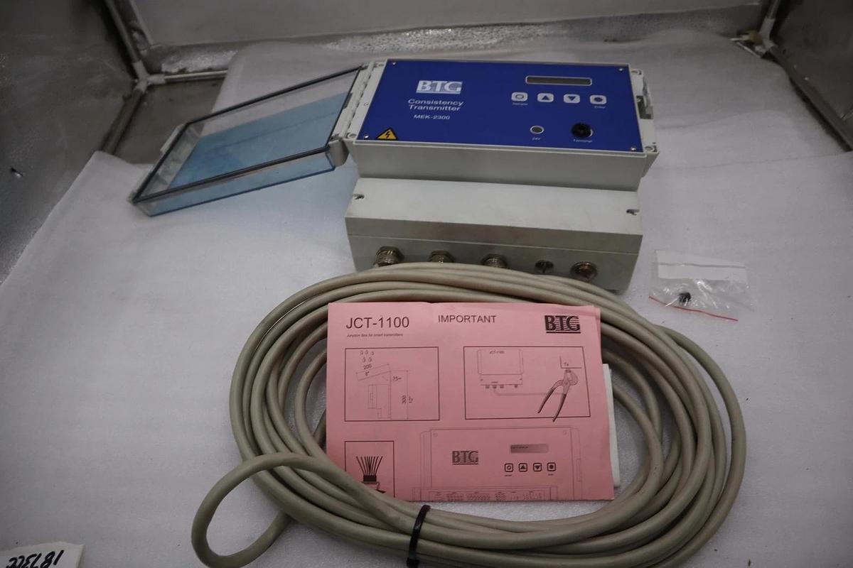 Used BTG / Pulptec MEK-2300 JCT-1100 Smart Rotating Consistency Transmitter - #1872CC