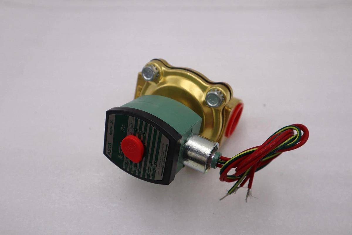 ASCO Red-Hat 8210G054 Solenoid Valve 1" Pipe 125PSI 16.1 WATTS STOCK H1596